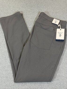 Penguin Sport 5 Pocket Tech Golf Pants Mens 34x32 Quiet Shade Gray OGKBSFH4 NWT